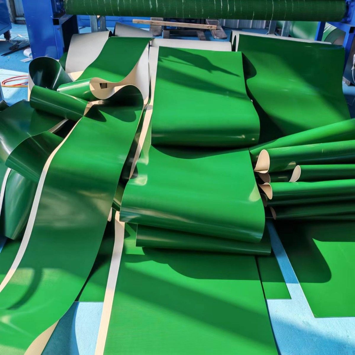 BĂNG TẢI PVC XANH